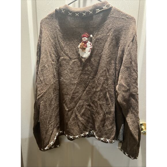 Vintage Designer Originals Fa La La Studio USA Christmas Sweater Women's XL - Picture 7 of 8